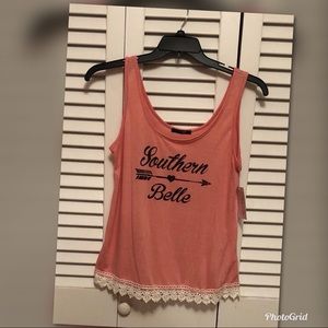 “Southern Belle” cute tank top-M